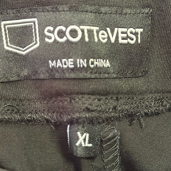 ScotteVest MARGAUX CARGAUX EVERYDAY PANT MCEVP Black Sz XL New 7 Hidden Pockets - Picture 11 of 15